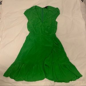 JCrew Kelly Green Wrap Dress